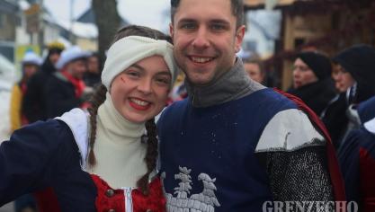 <p>Rosenmontagszug in Büllingen</p>
