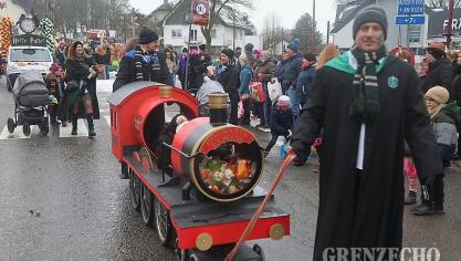 <p>Rosenmontagszug in Büllingen</p>
