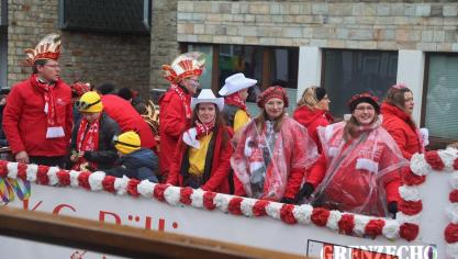 <p>Rosenmontagszug in Büllingen</p>
