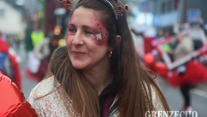 <p>Rosenmontagszug in Büllingen</p>
