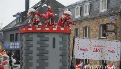<p>Rosenmontagszug in Büllingen</p>
