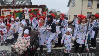 <p>Rosenmontagszug in Büllingen</p>
