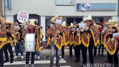 <p>Rosenmontagszug in Büllingen</p>
