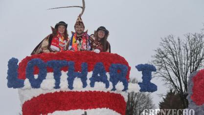 <p>Rosenmontagszug in Büllingen</p>
