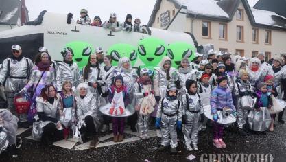 <p>Rosenmontagszug in Büllingen</p>
