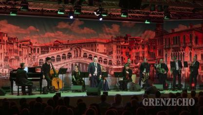 <p>Serge Bosch beim Benefizkonzert in Eupen</p>
