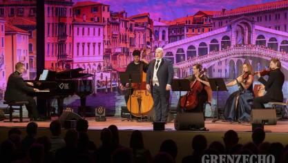 <p>Serge Bosch beim Benefizkonzert in Eupen</p>
