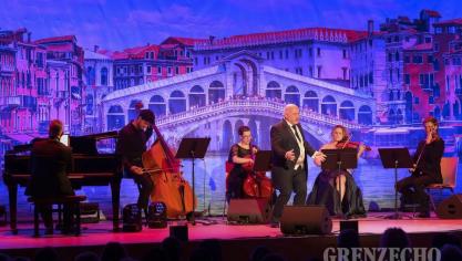 <p>Serge Bosch beim Benefizkonzert in Eupen</p>
