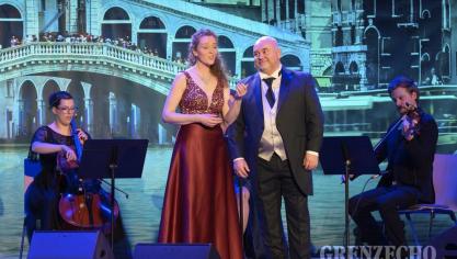 <p>Serge Bosch beim Benefizkonzert in Eupen</p>
