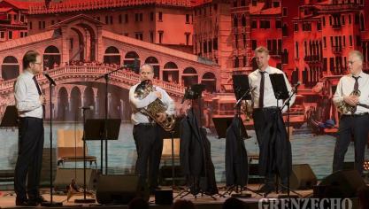 <p>Serge Bosch beim Benefizkonzert in Eupen</p>
