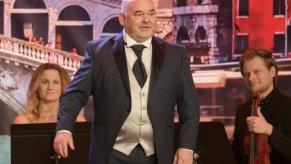 <p>Serge Bosch beim Benefizkonzert in Eupen</p>
