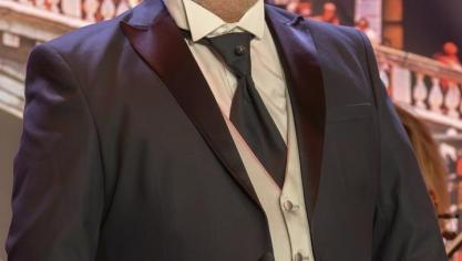 <p>Serge Bosch beim Benefizkonzert in Eupen</p>
