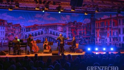 <p>Serge Bosch beim Benefizkonzert in Eupen</p>

