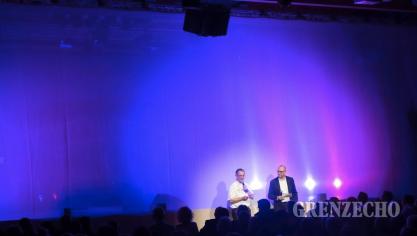 <p>Serge Bosch beim Benefizkonzert in Eupen</p>
