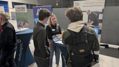 <p>Netzwerkempfang der Studenten-Rallye 2026</p>
