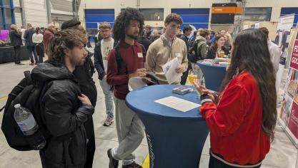 <p>Netzwerkempfang der Studenten-Rallye 2026</p>
