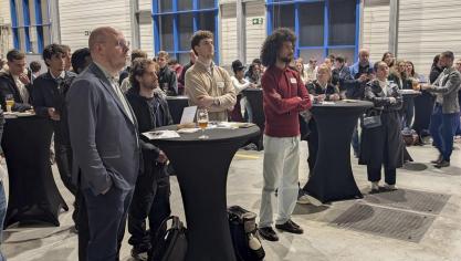 <p>Netzwerkempfang der Studenten-Rallye 2026</p>
