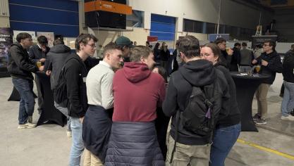 <p>Netzwerkempfang der Studenten-Rallye 2026</p>
