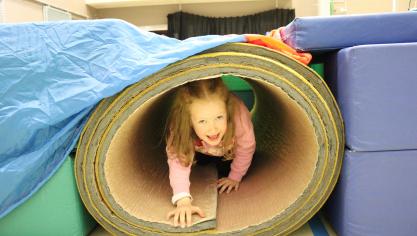<p>Viel Spaß an der Bewegung beim Tag des Sports der Kindergärten in Burg-Reuland</p>
