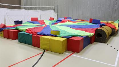 <p>Viel Spaß an der Bewegung beim Tag des Sports der Kindergärten in Burg-Reuland</p>
