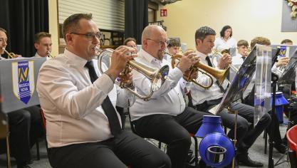<p>Seit Anfang Dezember hatte sich die Fanfare auf das Jahreskonzert vorbereitet.</p>