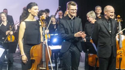 <p>Die Eastbelgica-Musiker wussten am Muttertag zu überzeugen und hinterließen beim Publikum einen starken Eindruck.</p>