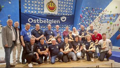 <p>Ehrung: Die Organisatoren, die Gastgeber und die Preisträger der belgischen Motorrad-Freundschaftsfahrt 2026 ins Kaunertal.</p>