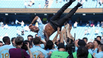 <p>Pep Guardiola tritt in Manchester zurück.</p>