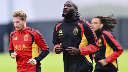 <p>Kevin De Bruyne und Romelu Lukaku: Beide werden vermutlich auch gegen Tunesien auf dem Platz stehen.</p>