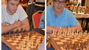 <p>Patrick Zelbel (links) und Bernhard Stillger stellten die Weichen auf Sieg.</p>