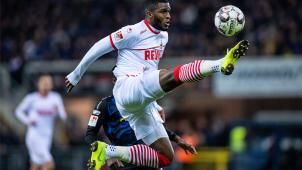 <p>Anthony Modeste konnte die Kölner Niederlage in Paderborn nicht verhindern. Foto dpa</p>