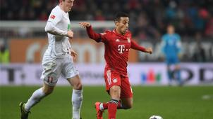 <p>Die Bayern siegten in Augsburg,</p>