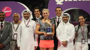<p>Elise Mertens gewann in Katar das fünfte WTA-Premiumturnier ihrer Laufbahn. Foto: belga</p>