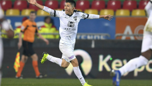 <p>Yuta Toyokawa sorgte mit seinem Tor für den Punkt der AS Eupen.</p>