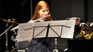 <p>Die jungen Musiker begeisterten im Triangel.</p>