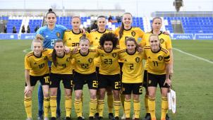 <p>Belgium Red Flames v Ireland friendly match</p>