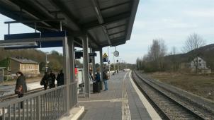 <p>Der tödliche Zwischenfall ereignete  sich im Bahnhof Jünkerath.</p>