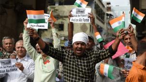 <p>Indische Proteste gegen Pakistan</p>