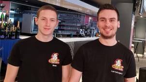 <p>Sven Mertens (links) und Kevin Parmentier (r.) reisten zur Landesmeisterschaft nach Charleroi.</p>