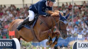 <p>Bei der „Global Champions League“, hier Ludger Beerbaum in Berlin, locken hohe Preisgelder.</p>