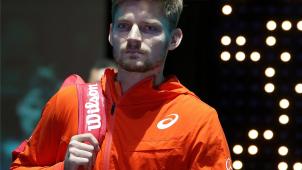 <p>Auch in Rotterdam hieß es für David Goffin Koffer packen nach der ersten Runde.</p>