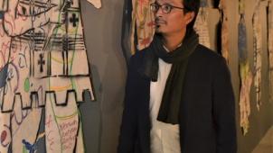 <p>Cristian Pineda stammt aus Mexiko und lebt in Eupen. Seine Arbeiten sind bis zum 7. April im Kulturzentrum Alter Schlachthof zu sehen.</p>