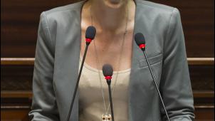<p>Kattrin Jadin, einzige deutschsprachige Kammerabgeordnete, hofft auf eine Wiederwahl.│Bild: Photo News</p>