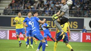 <p>Das Hinspiel im vergangenen September hatte Sint-Truiden 2:1 gewonnen.│Bild: Photonews</p>