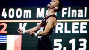 <p>Kevin Borlée und die „Belgian Tornados“ wollen in Glasgow mit einer Medaille glänzen.</p>