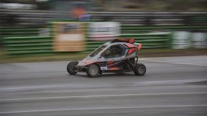 <p>Michael Maraite aus Hinderhausen (AMC St.Vith) im neuen Neuville-TN5 beim der Premiere  der  X-Cross-Car-Landesmeisterschaft in Maasmechelen.</p>