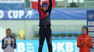 <p>Martina Sablikova triumphierte in Calgary.</p>