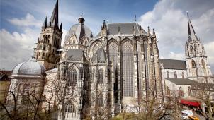 <p>Blick auf den Kaiserdom in Aachen Illustrationsfoto: Oliver Berg/dpa</p>
