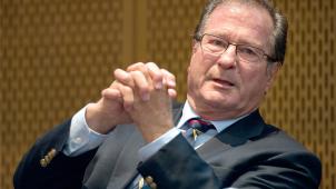 <p>Ein Bild von Klaus Kinkel (FDP), ehemaliger Bundesaußenminister, während einer Buchvorstellung im Jahr 2014.</p>