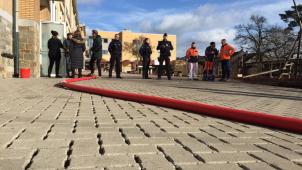 <p>Aufregung am Donnerstagmittag in der Gemeindeschule Kelmis: Inzwischen ist das Feuer unter Kontrolle.</p>